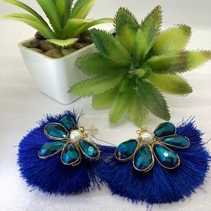 Crystal earrings handmade